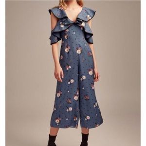 Keepsake Floral Flutter Jumpsuit Spring Wedding